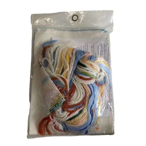 Vintage 1990 Dimensions Inc Sunset Needlepoint Kit Turkey Thanksgiving Holidays - Picture 3 of 5